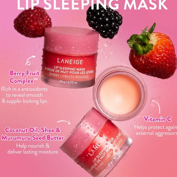 LANEIGE Lip Sleeping Mask Intense Hydration with Vitamin C Full size - Picture 3 of 7